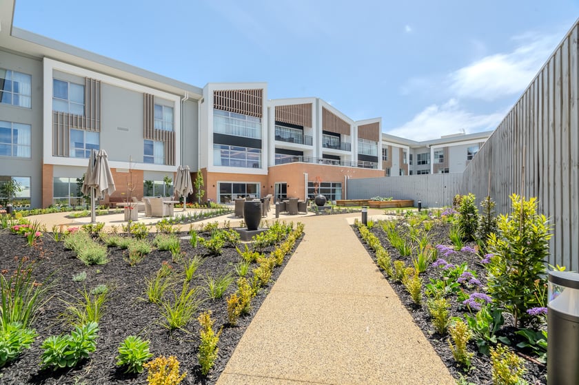 Care Centre Garden - Deborah Cheetham Retirement Village