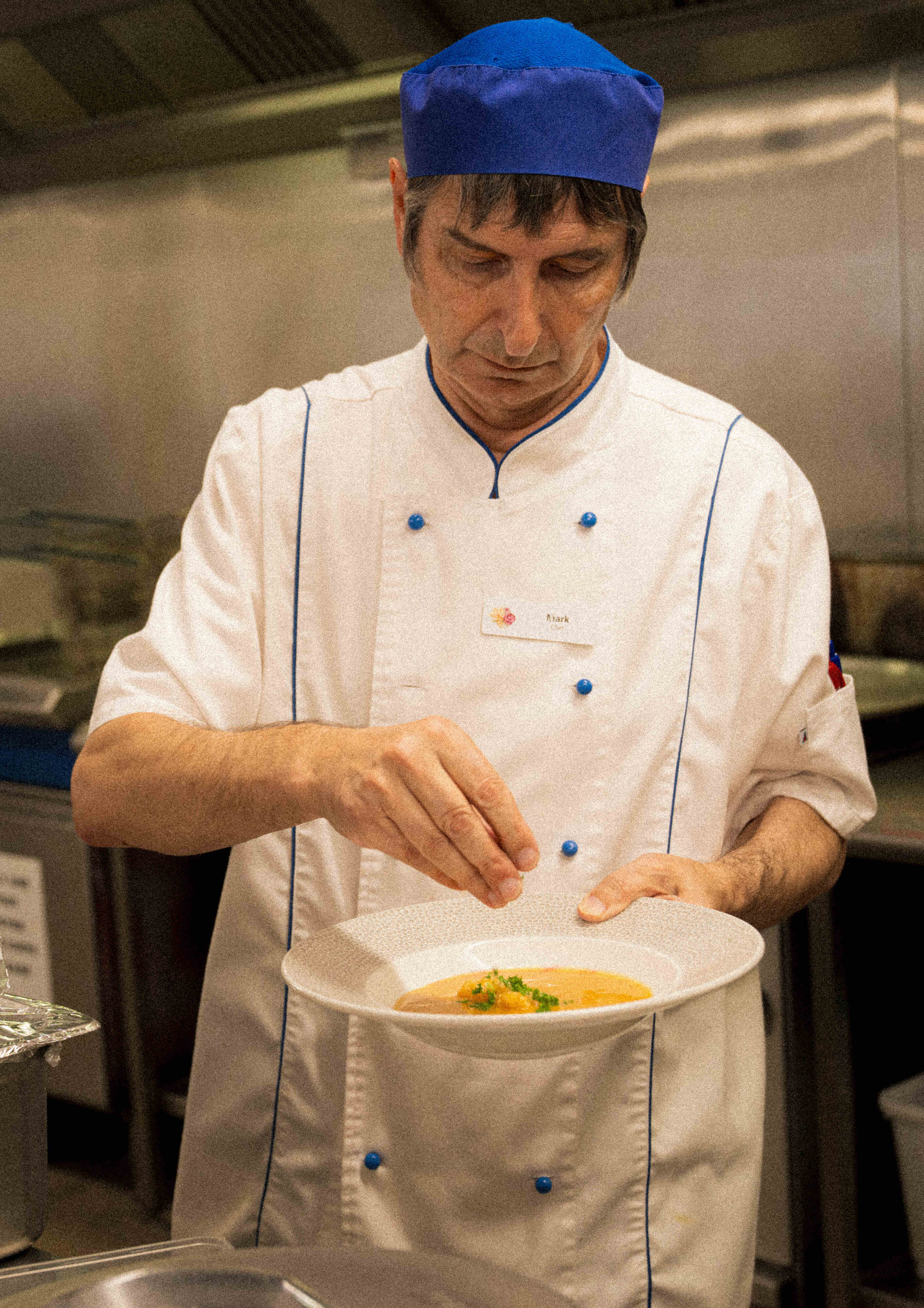 Chef Mark Taylor prepares the soupo entree (1) (1)