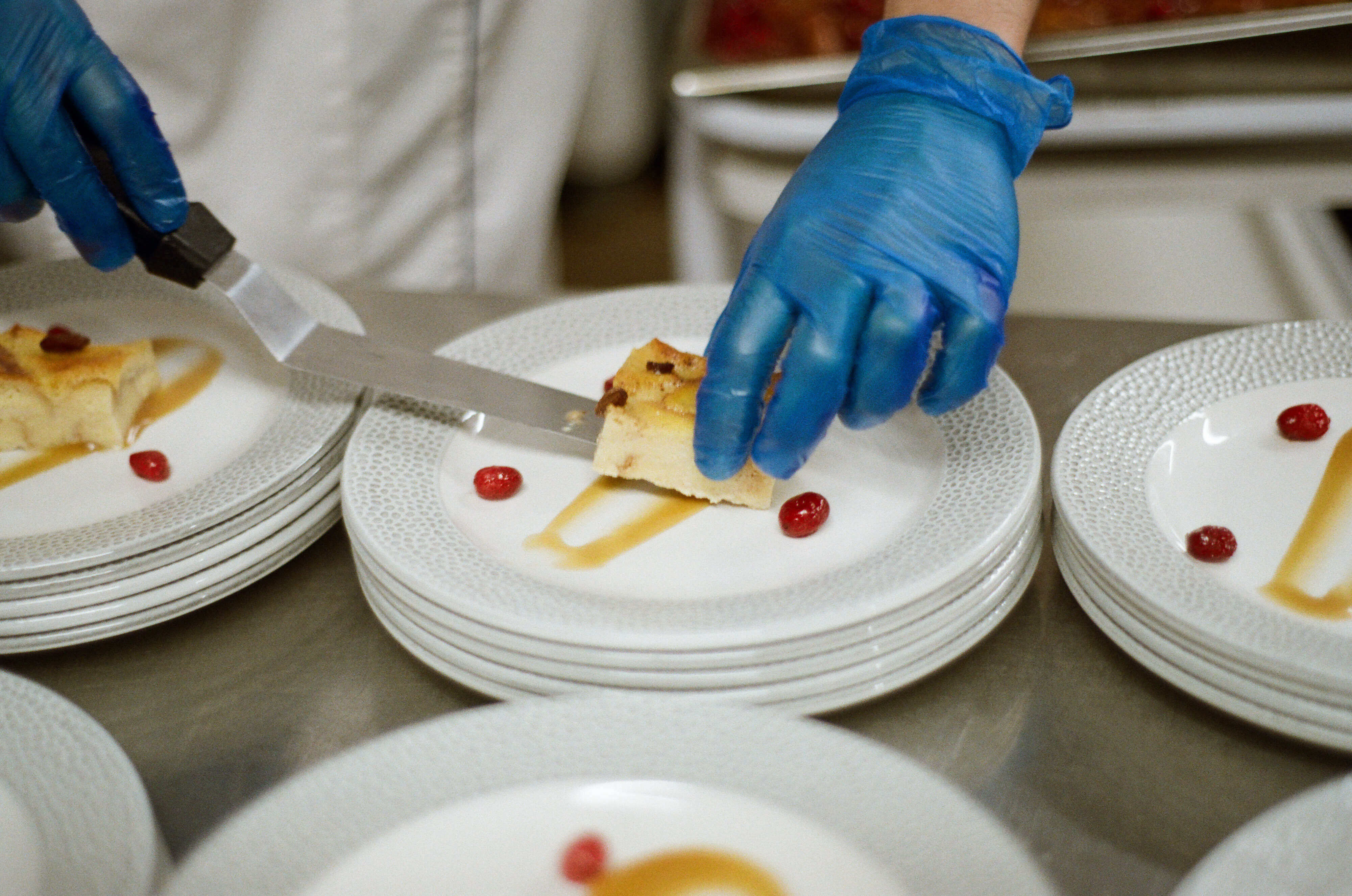 Desert being plated up (1)